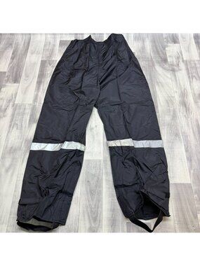 ✅Mens M Neese Black Police Trousers Reflective Protective Gear Rain Pants